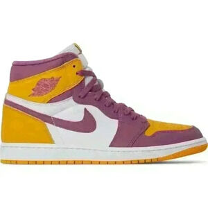 Size 12 - Jordan 1 Retro High OG Brotherhood 2022 University Gold/Light Bordeaux